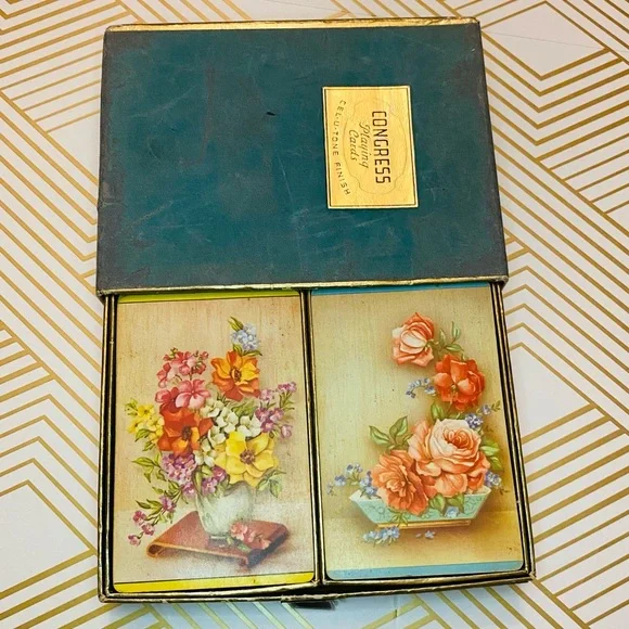 Vintage Congress Playing Card-Double Deck - Picture 2 of 2